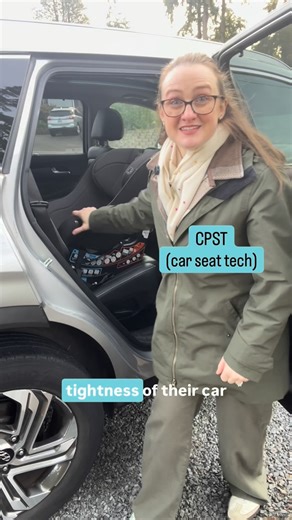 Britney - Car Seat Safety on Instagram: "3 Mistakes When Checking Car Seat Installs 1) Checking too hard! Just use the force of an average hand shake 2) Checking in the wrong place. We’re looking at the base of the seat, where it’s attached to the vehicle! 3) Thinking any movement is bad. We just need less than an inch! An inch is more than you think BONUS TIP Your top tether shouldn’t be what’s keeping your forward facing car seat install tight! Did you know all these?"