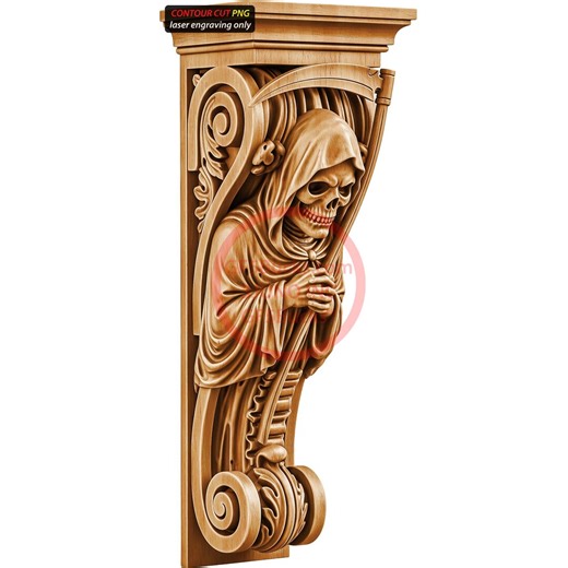 3D Illusion Grim Reaper Art for Laser Engraving | PNG Digital File | 6.3x14 Inches | Gf5bucks® - Etsy Australia