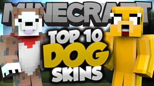 Top 10 Minecraft dog skins | Best canine Minecraft skins collection