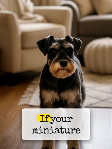 Miniature schnauzers often investigate small environmental changes because their brains are wired to detect differences in familiar surroundings. #MiniatureSchnauzer #SchnauzerBehavior #DogPsychology #PetEducation #DogOwners