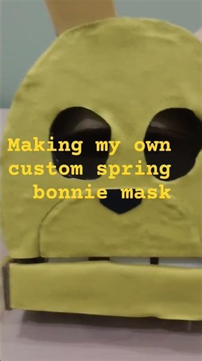 my custom spring bonnie mask (progress) #fnaf #springbonnie