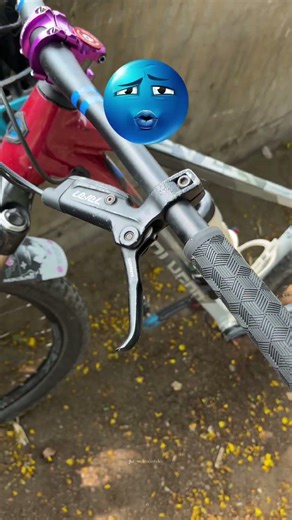 Shimano hydrolic brake power💀|| #hydrolicbrake #sram #shimanodeore #polygonbike #dimnalake #10k