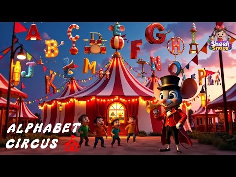 The Alphabet Circus 🎪 | ABC Nursery Rhyme Song for Kids | Sheeli Snaps Baby Songs