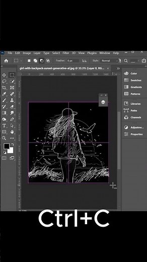 convert image to outline | photoshop tutorials