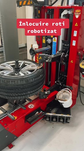 Robotic Tire Mounting Machine in Action