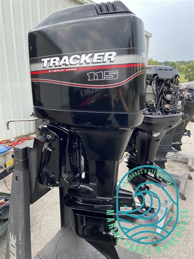 $4,750 This listing is for a used 2005 Mercury 115 HP 4-Cylinder Carbureted 2-Stroke 20" (L) Outboard Motor. Model number: 115ELPTO. Serial number: 1B114622. Weight - 348 lbs. 140-145 PSI compression on all four cylinders. Oil Injection. New Gear Oil. Electric Start. Remote Steer. Power Tilt/Trim. Standard Rotation. - Controls, Propeller, Battery, Fuel Tank and Line, and Stand are Not Included. - WE ACCEPT TRADES ON LOCAL PICK-UPS ONLY. Please provide any pictures and details of your trade-in an