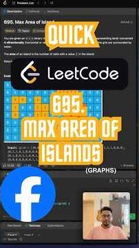 Max Area of Island - Leetcode 695 - Javascript (Quick)
