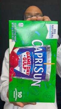 🧃 Game Day Capri Sun mixed fruit juice drink 🏈 football sports #gameday #fruit #drink #game