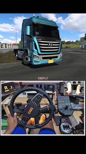 69K views · 765 reactions | Hyundai Xcient S, Open pipe V8 Engine Swap. #EuroTruckSimulator2 #ETS2 | OBiFLY | Facebook
