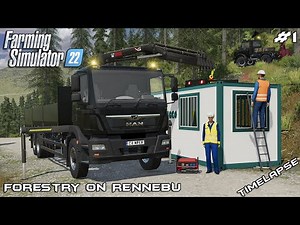 Opening new FORESTRY COMPANY in NORWAY | Forestry on RENNEBU | Farming Simulator 22 | Episode 1