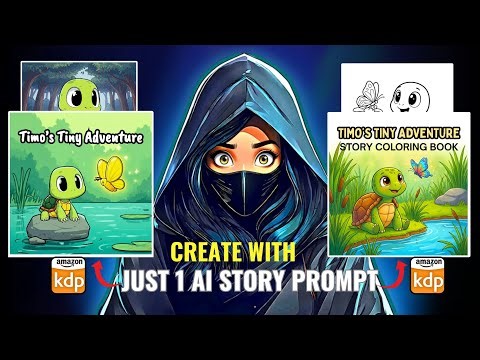 1 Story Idea → 2 Profitable KDP Products (children's Book + Coloring Book) | Using AI