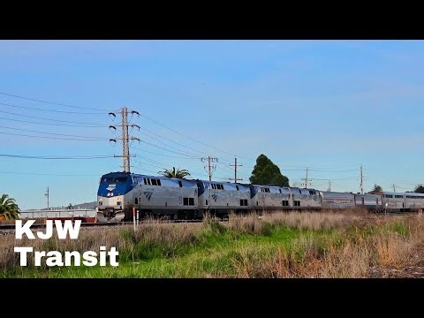 Quadruple Header! Amtrak California Zephyr train # 5 with Extra DPU's