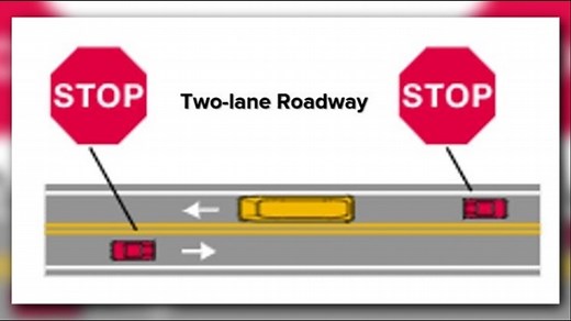 School bus rules: Do you know when to stop in these 5 traffic scenarios?