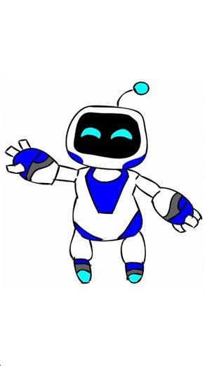 How to Draw Astro Bot #shorts #drawing #art #painting #cartoon #digitalart