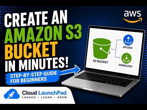 How to Create an Amazon S3 Bucket & Upload Files | AWS Beginners