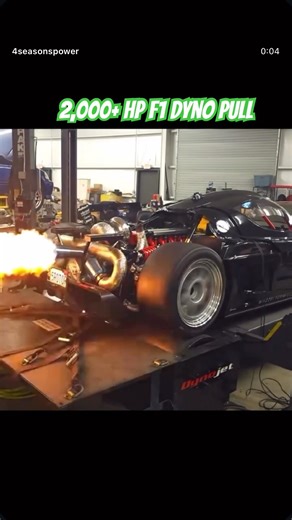 Formula 1 F1 Dyno pull Supercar 2,000 hp
