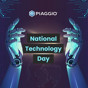 At Piaggio, every day is a celebration of technology. We're proud to be a part of India's journey towards a future driven by innovation. Happy National Technology Day from Piaggio. #Piaggio #PiaggioCommercialVehicles #PiaggioIndia #PiaggioAuto #Auto #NationalTechnologyDay | Piaggio Commercial - India