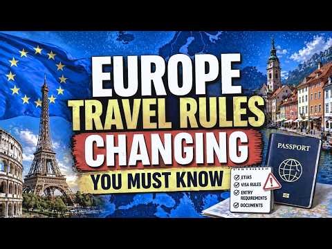 Big Update! Europe Entry Rules 2026 | No More Passport Stamps?
