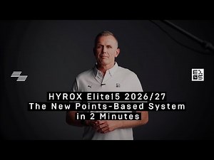 HYROX Elite15 2026/27 – The New Points-Based System in 2 Minutes