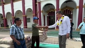 Inauguración del Parque Central en Acala por Rutilio Escandón