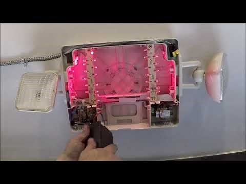 Exit sign and emergency light battery replacement