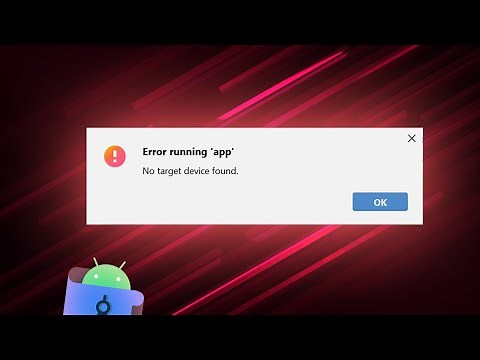 Android Studio No Target Device Found - Como Resolver?
