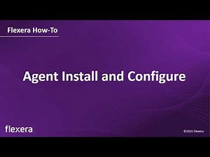 FlexNet Agent Installation & Configuration | Configure, Install and Run the FlexNet Agent | Flexera
