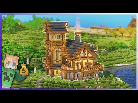 【Minecraft: How to build #13】Luxury tower house tutorial