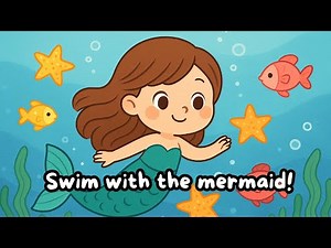 Swim With the Mermaid Song for Kids | BooBooABC | Learn Sea Animals & Move Along