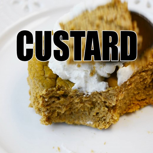 This easy sugar free pumpkin pie custard has all of the flavors and texture of a regular pumpkin pie without all the calories and crust from a traditional one! | SugarFreeMom.com