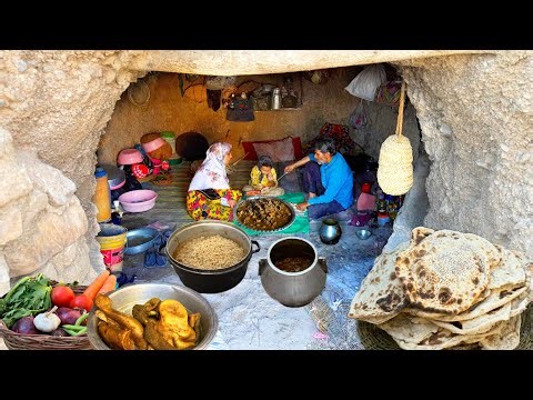 Village Life IRAN | Special 2000 Years Old Persian Lamb Tripe-Rumen & oatmeal Recipe Food