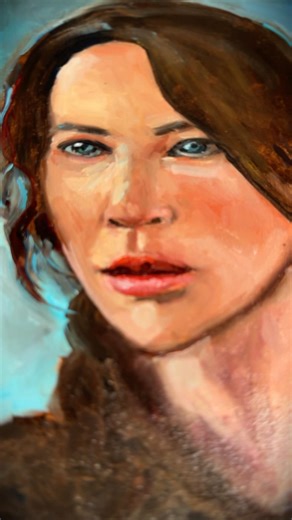 Painting A Hunger Games Scene.