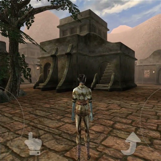 Morrowind on Mobile with OpenMW Balmora City #gaming #games #morrowind
