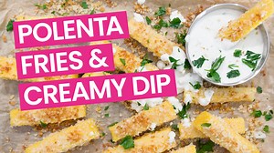 How to make crispy polenta fries. This recipe is easy to make for a quick appetizer using premade polenta and has a rich and creamy dipping sauce. Inspired by my buddy Brandon T. Snider. | Jerry James Stone | Facebook