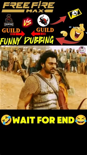 Ajjubhai vs Lokesh Guild Custom🤣 Bahubali Funny Dubbing Free Fire😂 #shorts