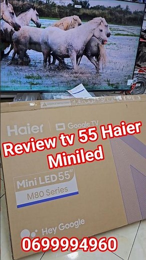 Review of the Haier 55" MiniLED M80 TV #haier #MiniLED