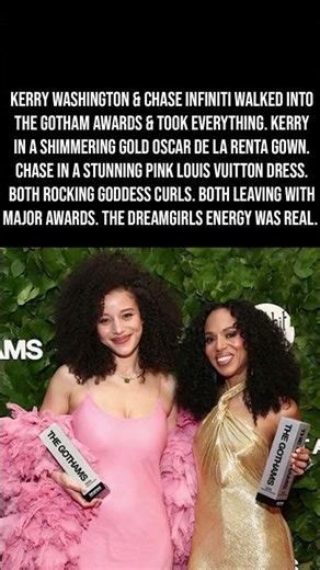 Kerry Washington & Chase Infiniti Owned the Gotham Awards – Curls, Gowns & Trophies! 👑✨🏆