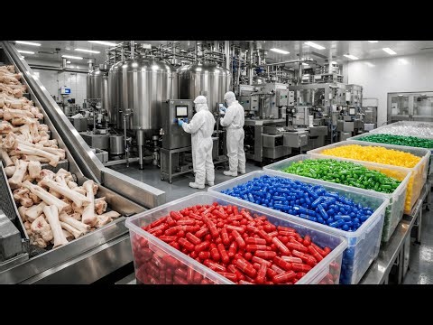 Inside a gelatin capsule factory – How gelatin capsules are manufactured?