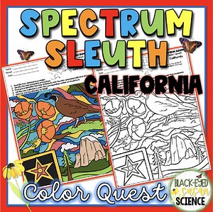 Spectrum Sleuth: California Color by Code | State Symbols, Geography & History