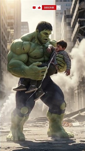 Hulk Saves Crying Baby - Hero Moment
