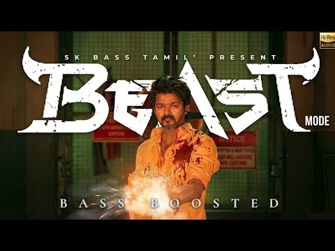 Beast Mode Song | bass boosted | Beast | Thalapathy Vijay | Pooja Hegde | Nelson | SK BASS TAMIL
