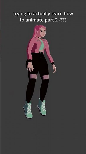 trying to actually learn how to animate part 2/??? - jump animation