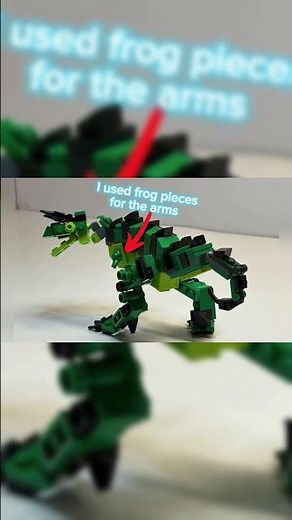 LEGO Carnotaurus from Jurassic Park Books #lego#jurassicpark#jurassicworld #moc#carnotaurus#dinosaur