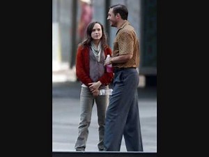 Leonardo Di Caprio & Ellen Page on the Inception movie set