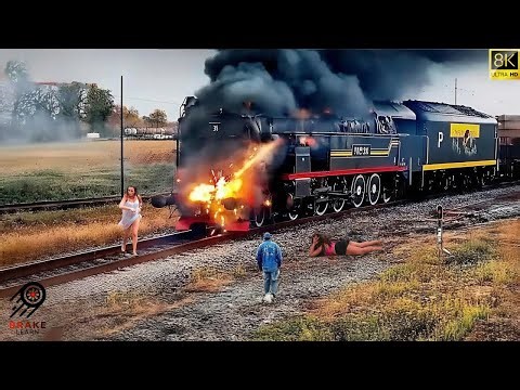 150 Extremely Dangerous Train Crash Compilation Caught on Camera #3