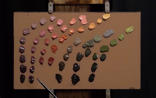 【油画】如何安排我的调色板 -Mark Carder