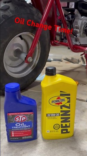 Finally changing out the break in oil on the new Predator 212 on the CT200U #coleman #minibike