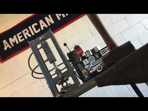 12 Ton Hydraulic Forging Press - Squaring Dies