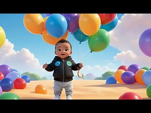 Learn Colors with Balloons – Fun Color Learning Nursery Rhyme for Kids | English