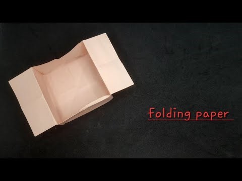 How to make paper box.It so very easy to make it.#easy #papercraft #cute